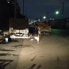 深夜も頑張る（洗車）